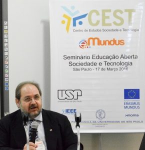 Prof. Dr. Edison Spina, membro-fundador e coordenador do CEST